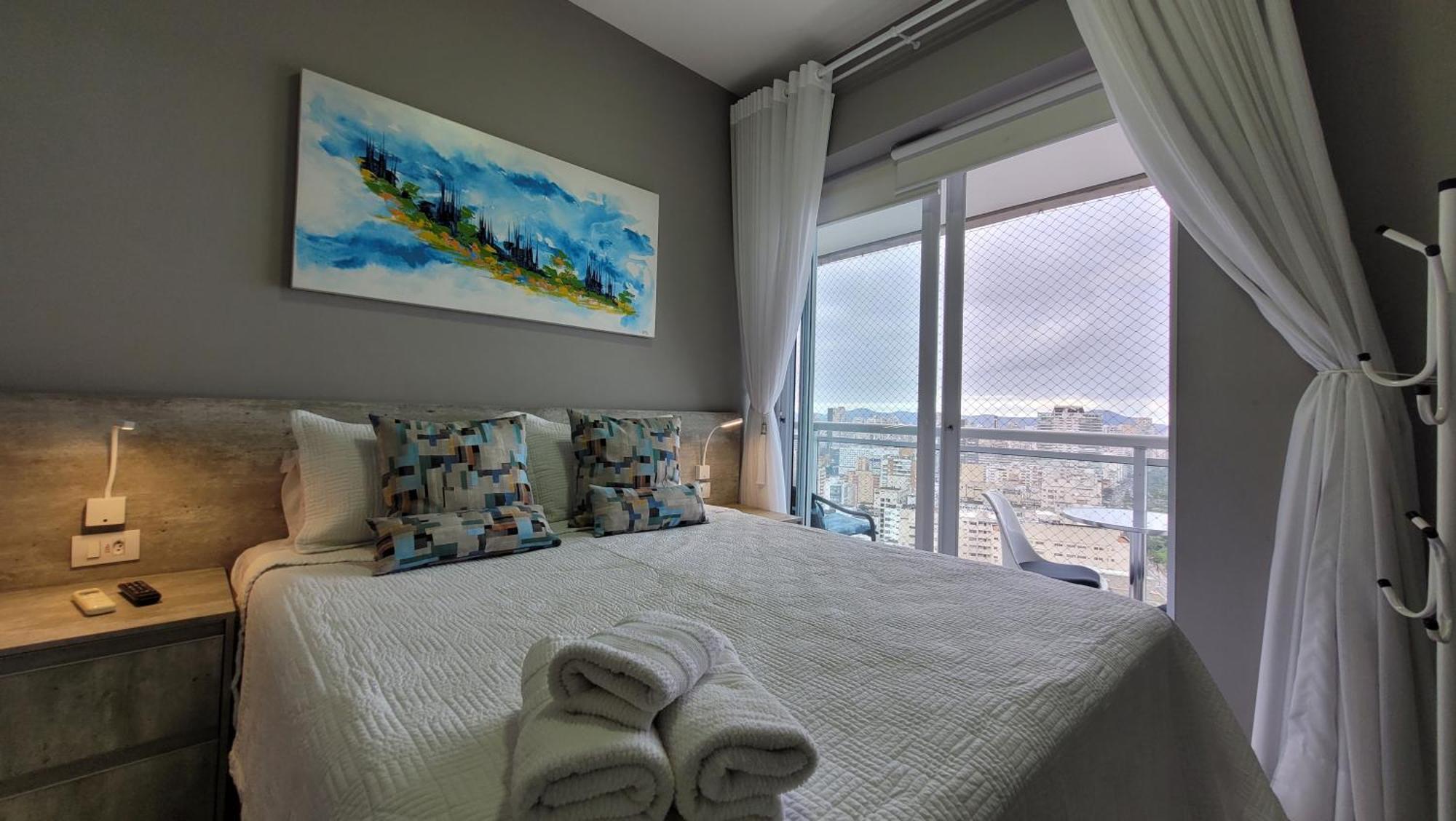 Booksantos Unlimited 2705 - Veja O Mar Da Cama Apartment Exterior photo