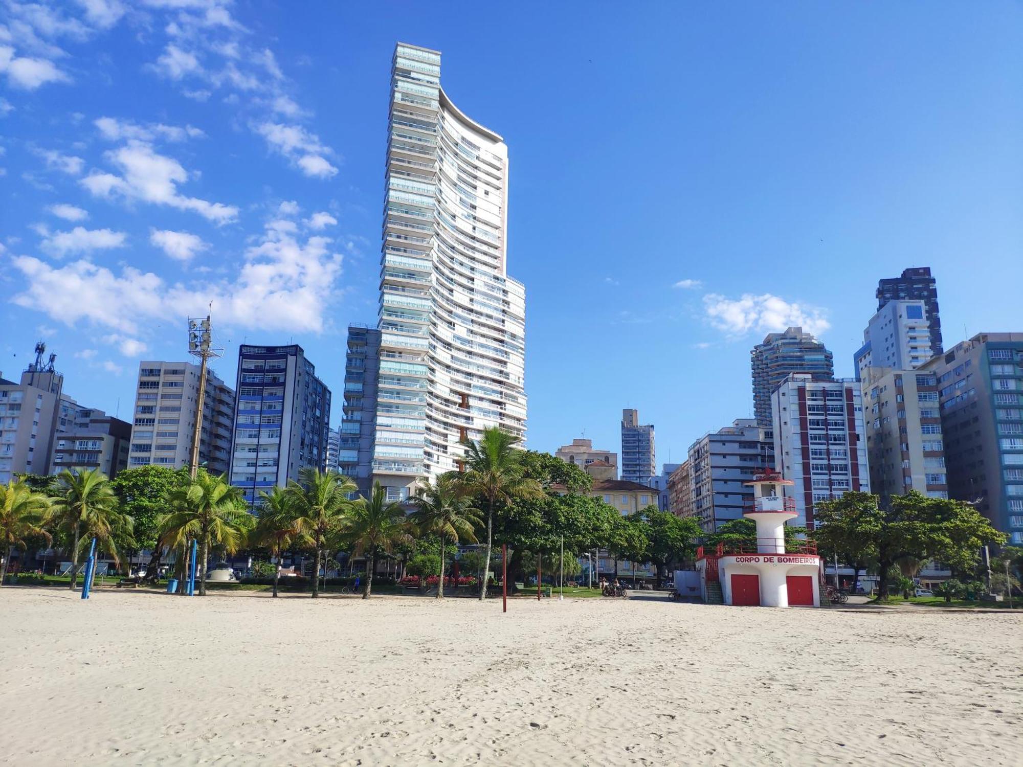 Booksantos Unlimited 2705 - Veja O Mar Da Cama Apartment Exterior photo